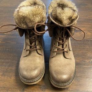 Missimo Supply Co. Faux Fur Lined Boots
